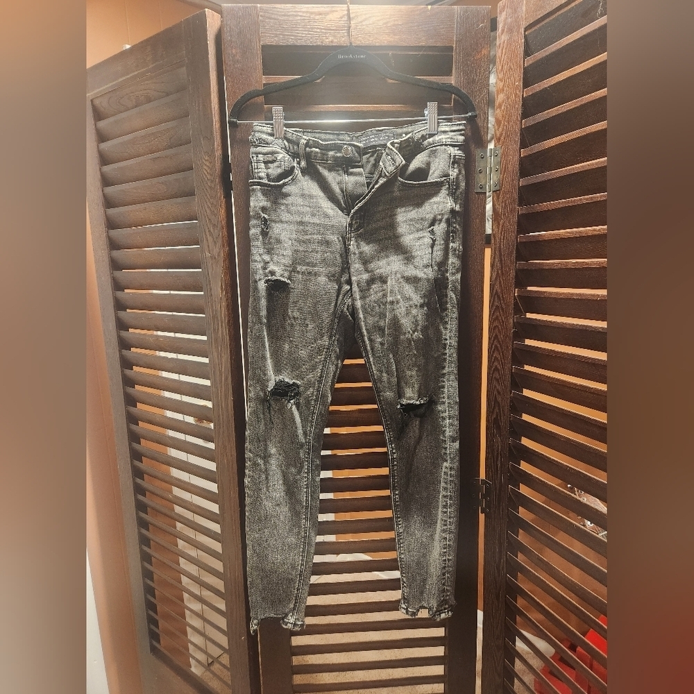 Stradivarius Gray Skinny Jeans
